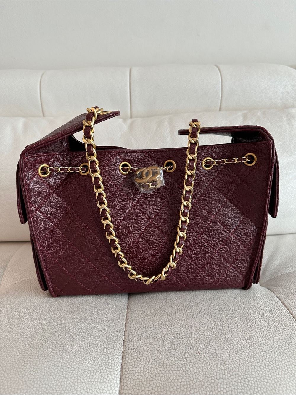 BRAND NEW Fashion Lux Shoulder Bag Burgundy
